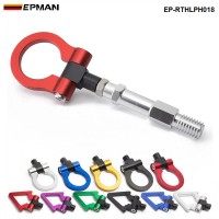 EPMAN  Car Eudm Model Trailer Hook Ring Eye Tow Towing Front Rear Aluminum For AUDI A4 2010-2015 EP-RTHLPH018 