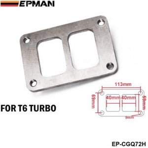 EPMAN -T6 Turbo Stainless Steel Flange Divided Twin Scroll 1/2" Thick EP-CGQ72H