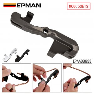 EPMAN Fuel Line Removal Tool 5mm Fuel Line Bending Special Tool Car Parts Brake Oil Pipe Bending Tools Black Steel Automotive Accessories 4.5 inch x 1.4 inch EPAA08G33