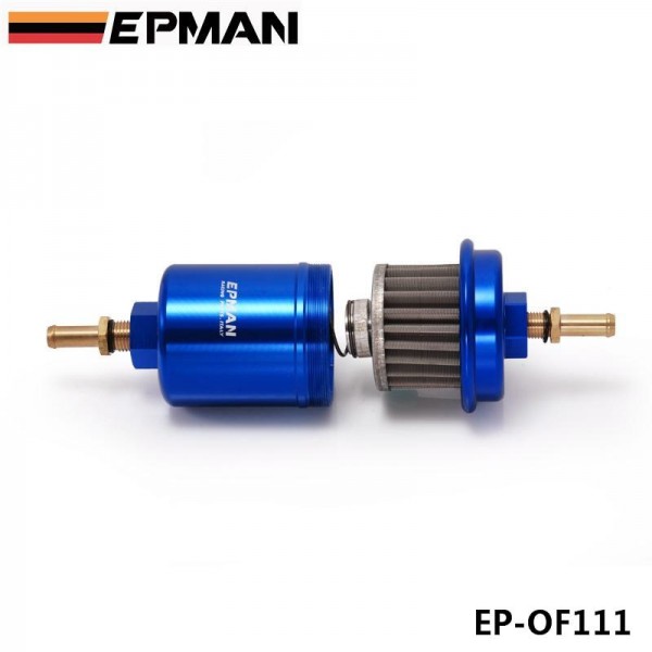 EPMAN Sport Anodized High Flow Turbo Fuel Filter JDM For Integra RS LS GSR B18 EP-OF111