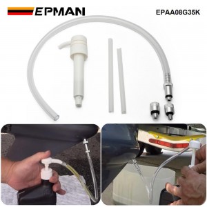 EPMAN Lower Unit Gear Oil Pump: Transmission Fluid Transfer Extractor Kit Marine Boat Engine Motor Automotive Car Change Can Bottle Filler Differential Lube Liquid Suction Filling Siphon Manual Hand Tool EPAA08G35K