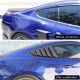 EPMAN 2PCS/SET Rear Side Window Quarter 1/4 Scoop Louver Cover For Ford Mustang 2015-2018 GT EP-TFB15FD