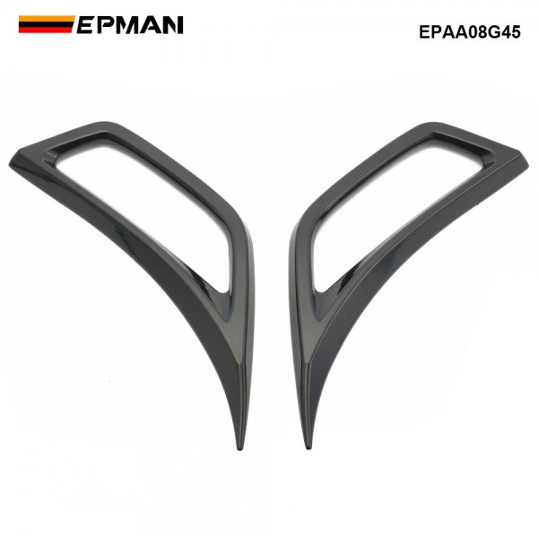 EPMAN 50SETS/CARTON 2PCS Side Fender Vent Decal Trim Cover For Jeep Wrangler JL JLU Gladiator JT 2018-2024 Exterior Accessories EPAA08G45-50T