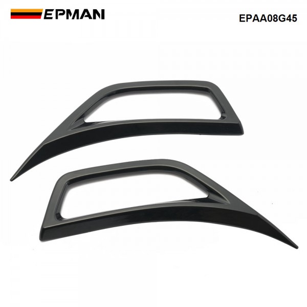 EPMAN 50SETS/CARTON 2PCS Side Fender Vent Decal Trim Cover For Jeep Wrangler JL JLU Gladiator JT 2018-2024 Exterior Accessories EPAA08G45-50T