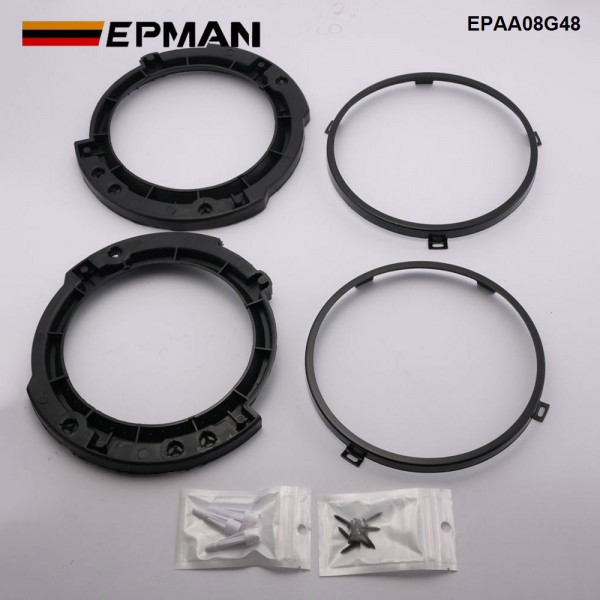 EPMAN 10SETS/CARTON 7" Headlight Mount Bracket Ring Kit For 2007-2018 Jeep Wrangler JK Bracket Ring Head Light Base Kit Accessories EPAA08G48-10T