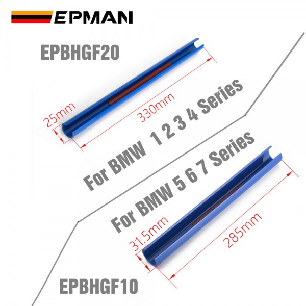 EPMAN FRONT GRILLE TRIM STRIPS PIPE FOR BMW F10 F30 F32 1 2 3 4 5 6 7SERIES SPORT STYLE 