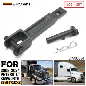 EPMAN A20-6014 Single Tow Hook Compatible with Peterbilt/Kenworth with Pull Pin (A65-6008) and Frame Pin (A65-6007) EPAA08G24