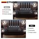 EPMAN 100SETS/CARTON Trailer Hook Protective Cover Tow Hook Covers For Jeep Wrangler JK JL JT 07-23 Front Bumper Trailer Hook Cover, Trailer Buffer Block EPAA08G49-100T