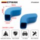 EPMAN 100SETS/CARTON Trailer Hook Protective Cover Tow Hook Covers For Jeep Wrangler JK JL JT 07-23 Front Bumper Trailer Hook Cover, Trailer Buffer Block EPAA08G49-100T