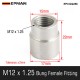 EPMAN Oxygen Sensor Recessed Weld Bung Mild Steel M12*1.25 Thread Fits All O2 Sensors Cars, Trucks, Motorcycles EPCGQ258