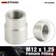 EPMAN Oxygen Sensor Recessed Weld Bung Mild Steel M12*1.25 Thread Fits All O2 Sensors Cars, Trucks, Motorcycles EPCGQ258