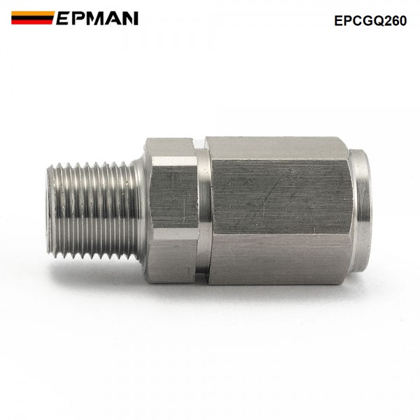 EPMAN Tube Adapter Flare Fitting AN-3 (3AN) Female To 1/8" NPT Male Stainless Steel Oil Tube And Oil Cooling Adapter EPCGQ260