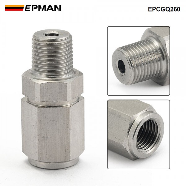 EPMAN Tube Adapter Flare Fitting AN-3 (3AN) Female To 1/8" NPT Male Stainless Steel Oil Tube And Oil Cooling Adapter EPCGQ260