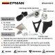 EPMAN K Series A/C & P/S Eliminator Kit With Belt Replacement Pulley Kit For Honda For Acura K20 K24 KSwap RSX EPAA01G213