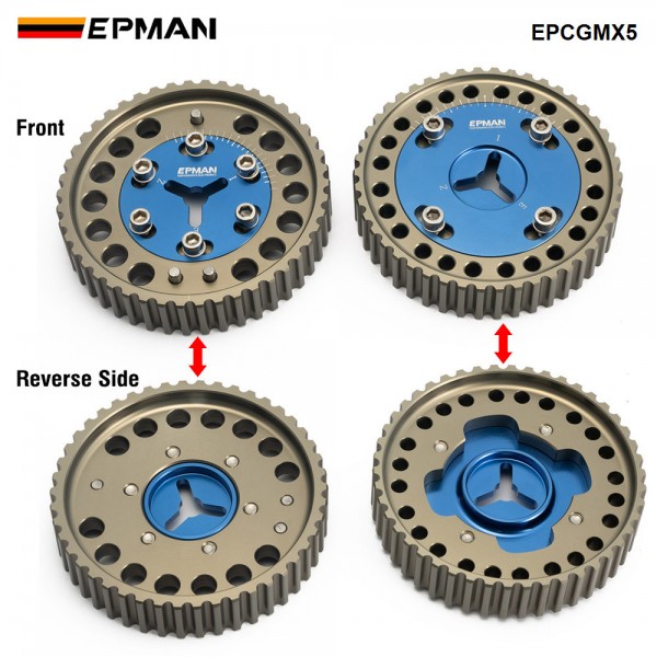 EPMAN 2PCS/SET Cam Gear Pulley For Mazda MX-5 MX5 BP6 BP8 NB6 NB8 MX5 Camshaft Gears EPCGMX5