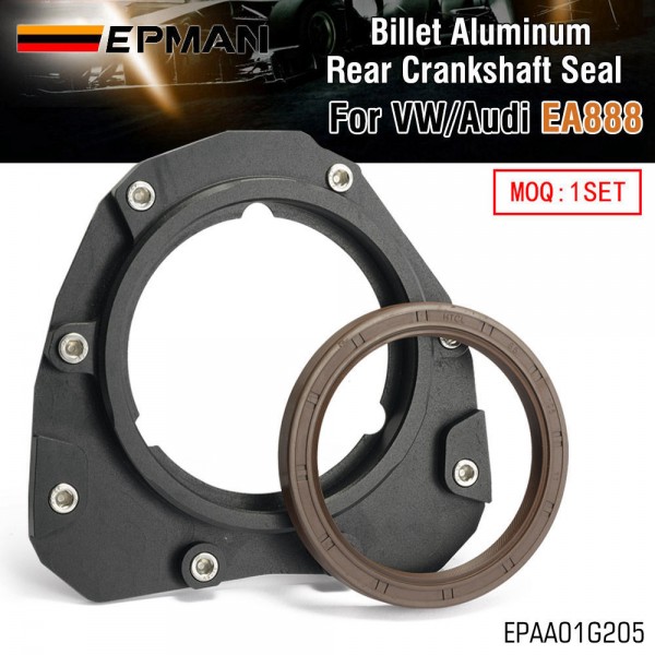 EPMAN Rear Main Crankshaft Seal Engine Holder w/ Flange For Audi For VW 2.0T TSl EA888 Engines EPAA01G205