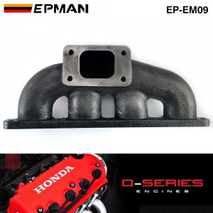 EPMAN Cast T3/ T25 Turbo Manifold For Honda D16Y D-Series Motor ONLY EP-EM09