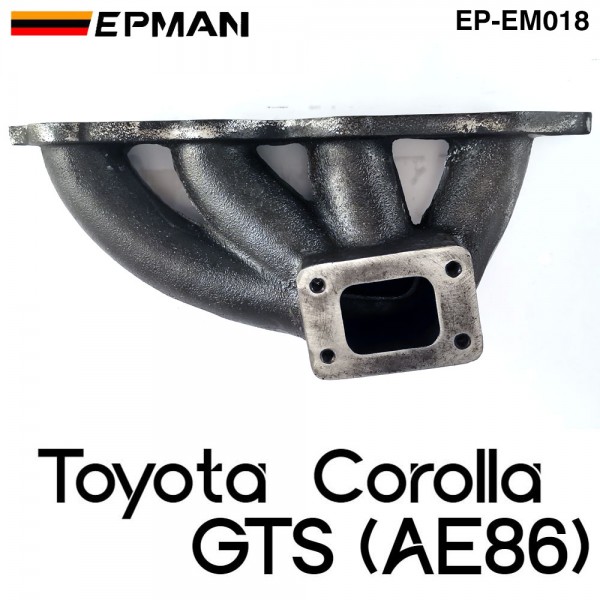 EPMAN Cast Exhaust Turbo Manifold T25 Turbo Flange For Toyota AE86 Corolla GTS 85-87 EP-EM018