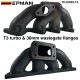 EPMAN Cast Iron Turbo Exhaust Manifold with T3 Turbo Flange & 38mm Wastegate Flange For Acura Integra Honda B16 B18 B-Series Civic 92-00 CRX TK-EM03-T3