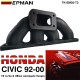 EPMAN Cast Iron Turbo Exhaust Manifold with T3 Turbo Flange & 38mm Wastegate Flange For Acura Integra Honda B16 B18 B-Series Civic 92-00 CRX TK-EM03-T3