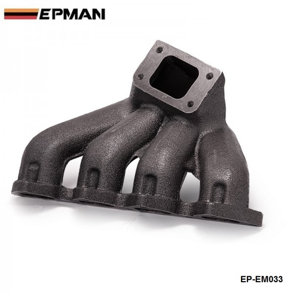 EPMAN Top Mount T3 Turbo Manifold Exhaust Header For B-Series 88-00 Civic 94-01 Integra TK-EM033