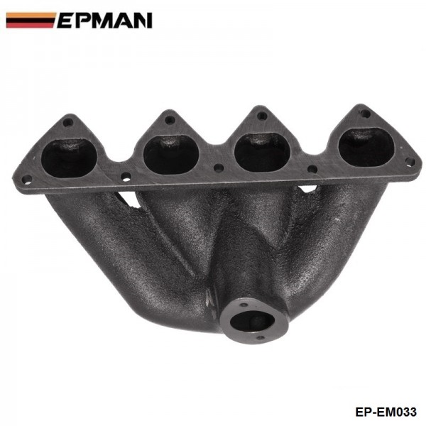 EPMAN Top Mount T3 Turbo Manifold Exhaust Header For B-Series 88-00 Civic 94-01 Integra TK-EM033