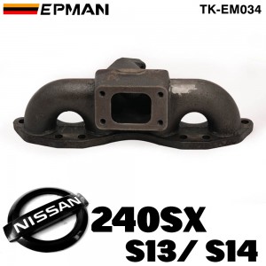 EPMAN Cast Iron Turbocharger Manifold T3 Turbo Flange For Nissan Silvia S13/S14 SR20 TK-EM034