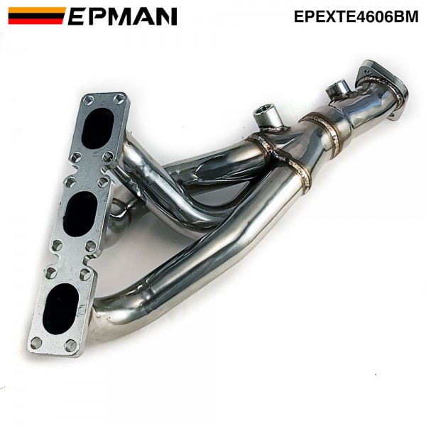 EPMAN Stainless Steel Exhaust Manifold Header for BMW E46 1998-2006 323i 328i Z3-528I/M54 E39 EPEXTE4606BM