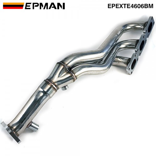 EPMAN Stainless Steel Exhaust Manifold Header for BMW E46 1998-2006 323i 328i Z3-528I/M54 E39 EPEXTE4606BM