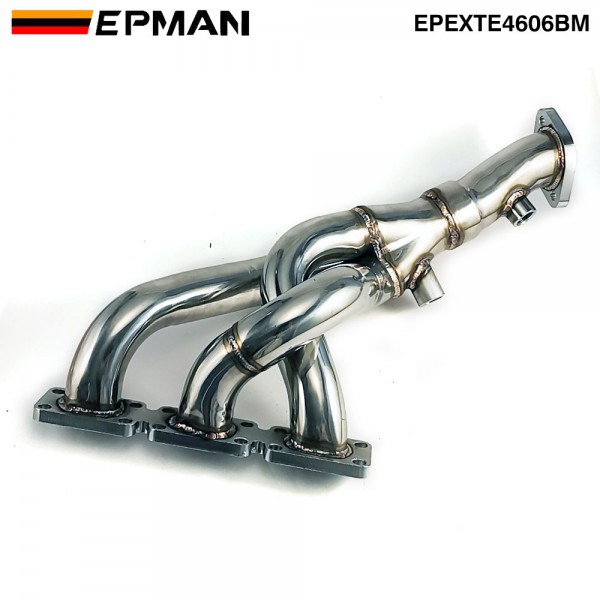 EPMAN Stainless Steel Exhaust Manifold Header for BMW E46 1998-2006 323i 328i Z3-528I/M54 E39 EPEXTE4606BM