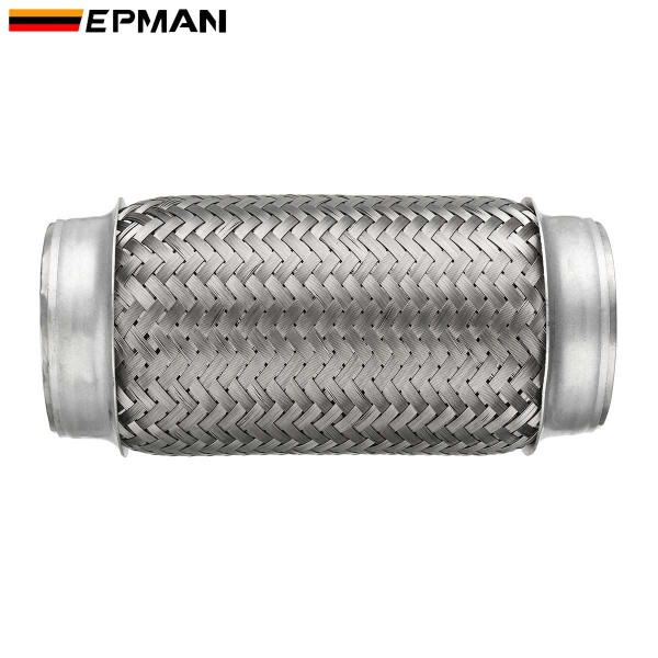 EPMAN SS201 SS304 Inner Braid Outlock 2.5" 3" 3.5"4" Exhaust Stainless Flex Bellow Flexible Pipe for Automotive (Pre-Order)