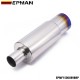 EPMAN 12PCS/Carton Car motorbike Exhaust systems Muffler Tip Universal Stainless steel ID 51mm 57mm 63mm 70mm Outlet 89mm styling Silencer tail pipe Burnt Tip (Pre-Order)