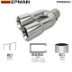 EPMAN Universal Auto Performance Exhaust Pipe Long Double Beveled Stainless Steel Exhaust Silencer Muffler Cutter for X1 E90 E91 E92 E93