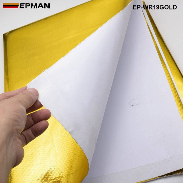 EPMAN 39" x 47" Self Adhesive Reflect A Gold Heat Wrap Barrier (1M*1.2M) EP-WR19GOLD​ 