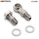 Turbo Banjo Bolt Kit M10 x 1.5 mm to 4AN w/ 1.8mm Restrictor Oil Feed For TD04 TD05 TD06 EP-CGQ81