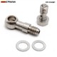 Turbo Banjo Bolt Kit M10 x 1.5 mm to 4AN w/ 1.8mm Restrictor Oil Feed For TD04 TD05 TD06 EP-CGQ81