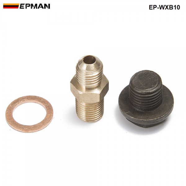 EPMAN - T3, T4, T35, T40, T60, T67, T70, T76 Turbos Turbo Oil /Water Feed Drain Fitting Line Kit EP-EP-WXB10