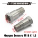 EPMAN 10PCS M18*1.5 Car O2 Oxygen Sensors Protective Plug Adapter Stainless Steel Engine Light Eliminator Adapter EPAA08G19K