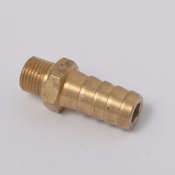 EPMAN Straight 3/8 ID Hose Barb 1/8 Male NPT Brass Fitting Adapters For Vacuum Line, Fuel Pump, Oil Cooler EPCGQ103