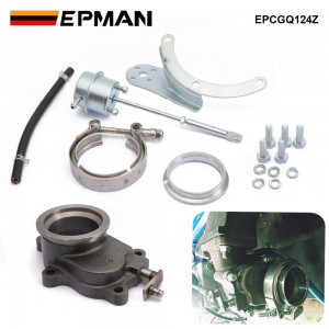 EPMAN 2.5” Internal Wastegate Conversion Kit T3 T4 5bolt Swing Valve + Actuator T3 8PSI EPCGQ124Z