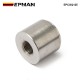 EPMAN 1/8" NPT Female Coupling Bung Stainless Steel Weld On Fitting For Turbo Oil Feed / Sensor Round EPCGQ125