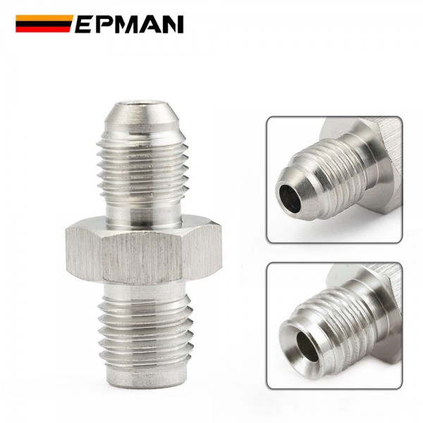 EPMAN AN to Inverted Flare Adapter Fittings SS304 Oil Restrictor Adaptor Universal