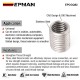 EPMAN Fitting Reducer Metric M10X1.25 Male to M8X1.25 Female Stainless Steel 304 Thread Adapter Bushing EPCGQ82