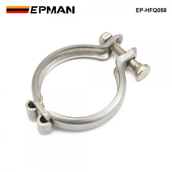 EPMAN Exhaust V Clamp, Turbine V-Clamp 58mm Replacement For TD02, TD025, TD03 Turbocharger Car Accessories EP-HFQ058