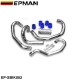 EPMAN Intercooler + Pipings + Silicone Hose +T-Bolt Clamps For Subaru WRX Impreza GC8 95-00 EP-SBIK002Q