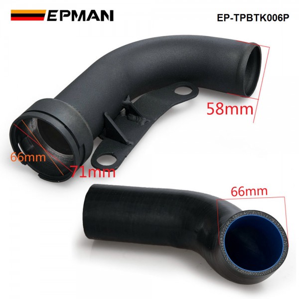 EPMAN Turbo Intercooler Cooling Piping Pipe Hose Kit For VW Golf R20 Mk5 Mk6 R Y GTI Scirocco R MK3 TTS / A3 S3 2.0T FSI Auto Parts EP-TPBTK006P