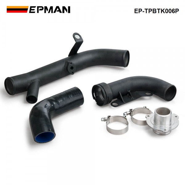 EPMAN Turbo Intercooler Cooling Piping Pipe Hose Kit For VW Golf R20 Mk5 Mk6 R Y GTI Scirocco R MK3 TTS / A3 S3 2.0T FSI Auto Parts EP-TPBTK006P