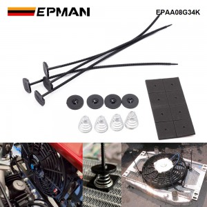 EPMAN Fan Mounting Kit, 1Set Electric Radiator Fan Mounting Kit Compatible for Electric Cooling Fan and Transmission Cooler EPAA08G34K