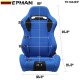 EPMAN 2PCS/CARTON Fabric Fashion Racing Simulator Seat With Slider For Automobile Use Sports Bucket Seat TK1044EP