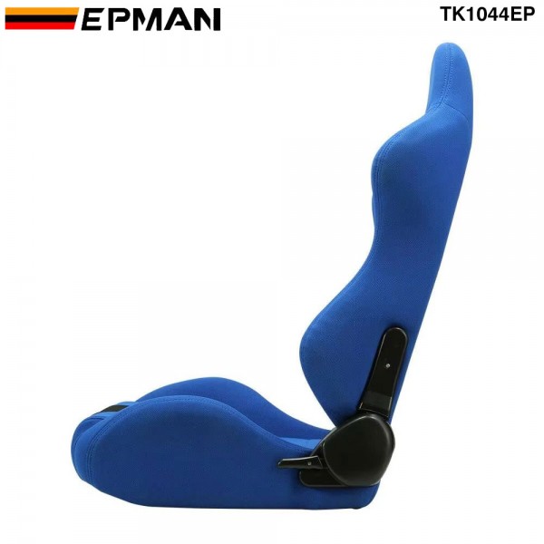 EPMAN 2PCS/CARTON Fabric Fashion Racing Simulator Seat With Slider For Automobile Use Sports Bucket Seat TK1044EP